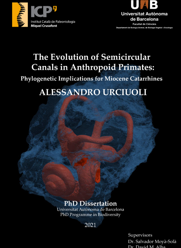 Cover of Urciuoli's doctoral thesis