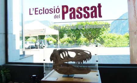 Exposició "L'eclosió del passat: ous i criesd de dinosaures" a l'Espai Dinosfera de Coll de Nargó (ICP)