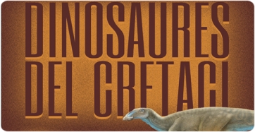 Carrtel de la exposición Dinosaurios del Cretácico