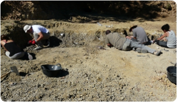L’ICP excava al jaciment de dinosaures de l’Espinau, a la Noguera