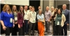 D'esquerra a dreta: Margaret Lewis, Hannah Taboada, Myra Laird, John Sanders Krigbaum, Bernard Wood, Elisabeth Fillion, Chris Robinson, Denise Su, Terry Harrison, William Sanders, Susan Anton, Julia Arias-Martorell, Kieran P. McNulty