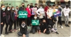 Alumnes de 1r d'ESO de l'Insititut Bitàcola abans de lliurar els jocs de taula sobre dinosaures que han elaborat aquest curs (Foto cedida per l'Institut Bitàcola).